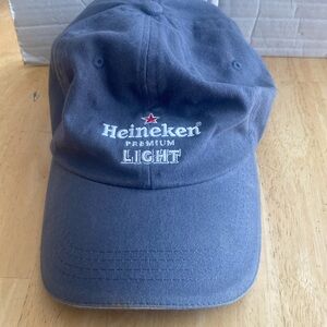 US Open 2006 Heineken light beer baseball cap. Cotton. Grayish blue. Adjustable